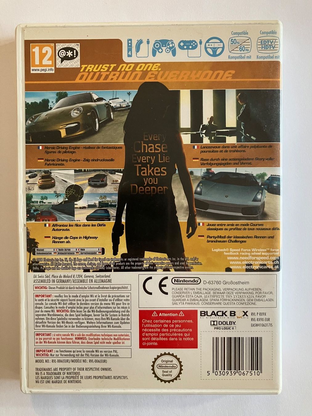 Nintendo Jeux: Need for Speed undercover – Wii – D'occasion à Ecublens VD par Lenordique 1