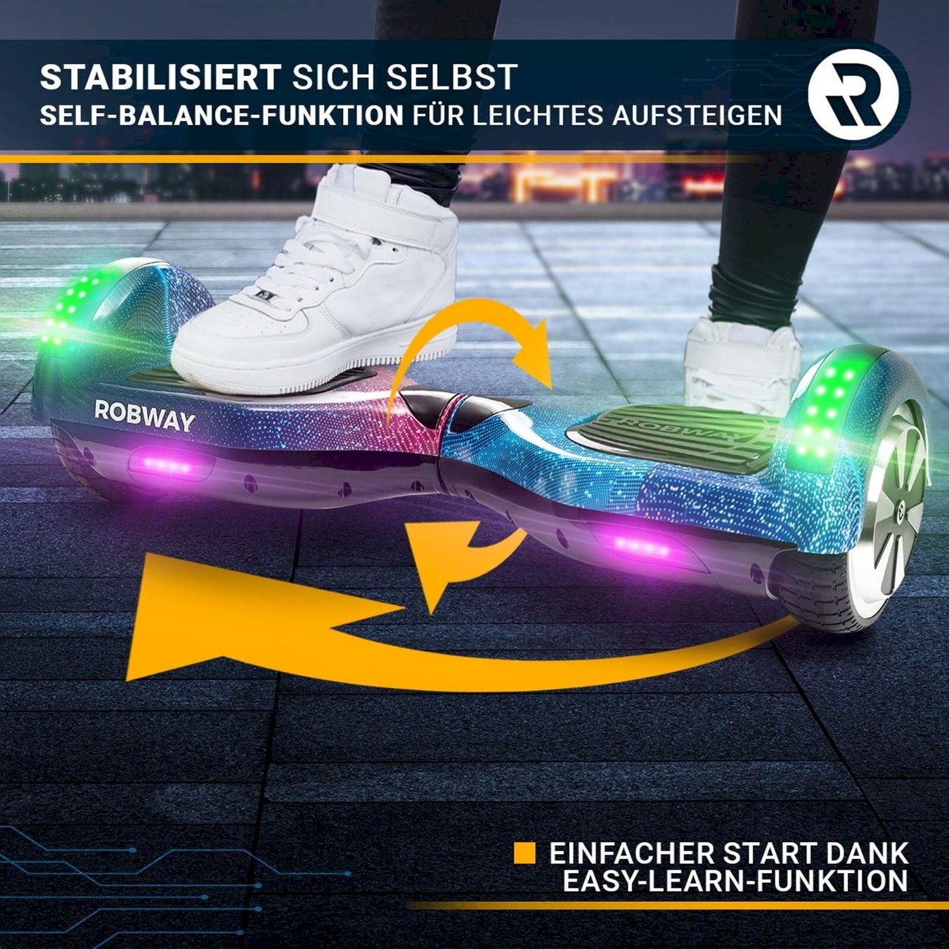 Hoverboards: Robway W1 Hoverboard 2.0 Pink Chrom – Neu und originalverpackt aus Bottighofen von zaap 6
