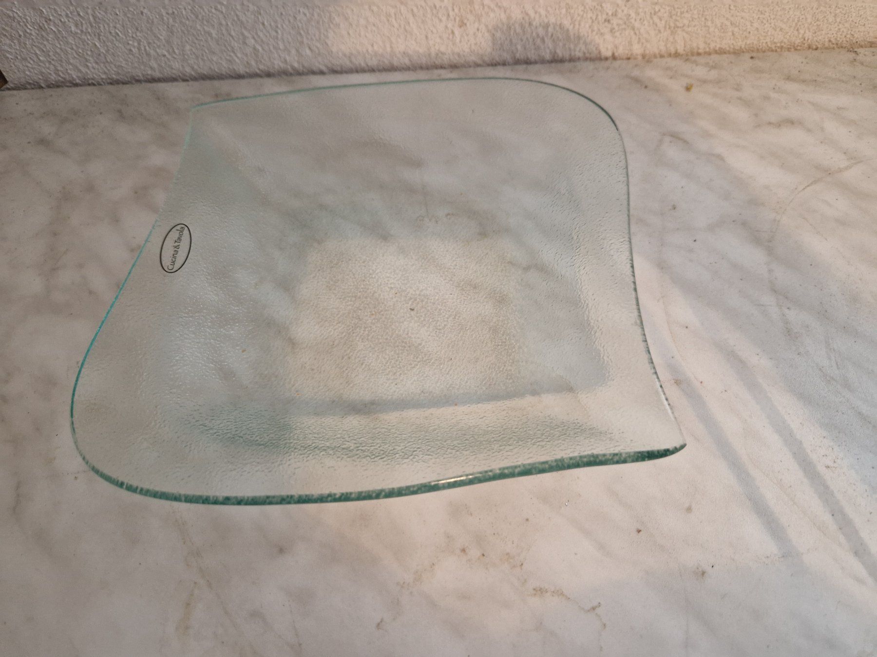 Piatti: 4 Eckig Glas Teller – Usato da Niederbipp venduto da Trude04 2