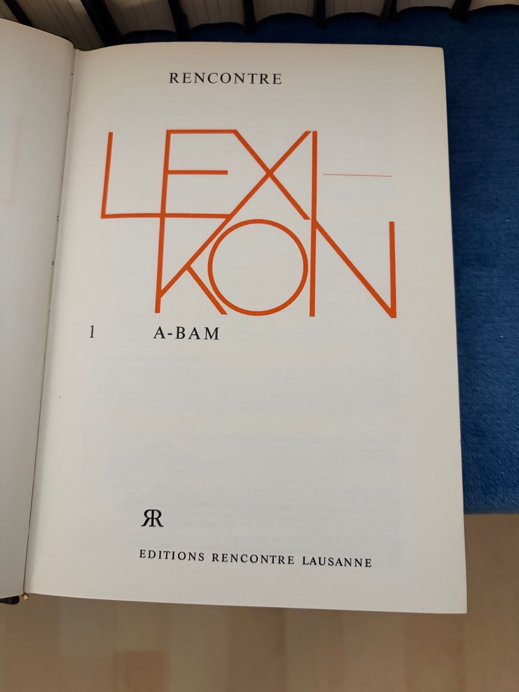 Libri: Lexikon "Editions Rencontre Lausanne" mit 20 Bänden – Usato da Mollis venduto da Hg 1