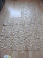 Spitze Stoff Gold Blumen Meterware Restposten  120x100cm