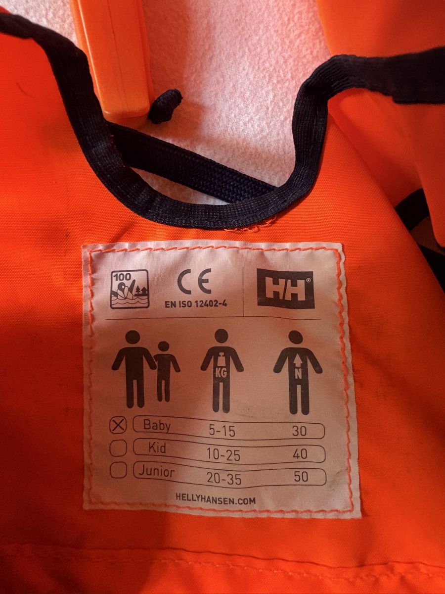 Helly Hansen Giubbotti di salvataggio: Babyschwimmweste. 5–15 kg. Helly Hansen – Usato da Küsnacht ZH venduto da StuartJohnston 3