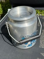 Milchkesseli alu Vintage Milchkanne  Eimer 3 Liter