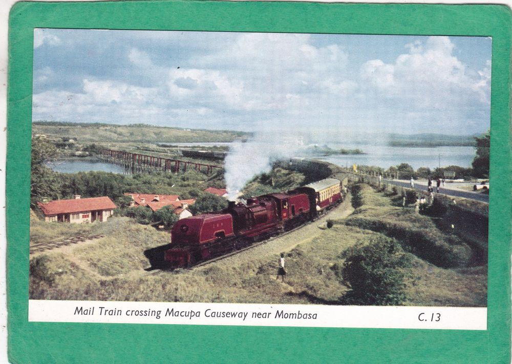 Kenia Mail Train crossing Macupa Causeway near Mombasa | Kaufen auf Ricardo