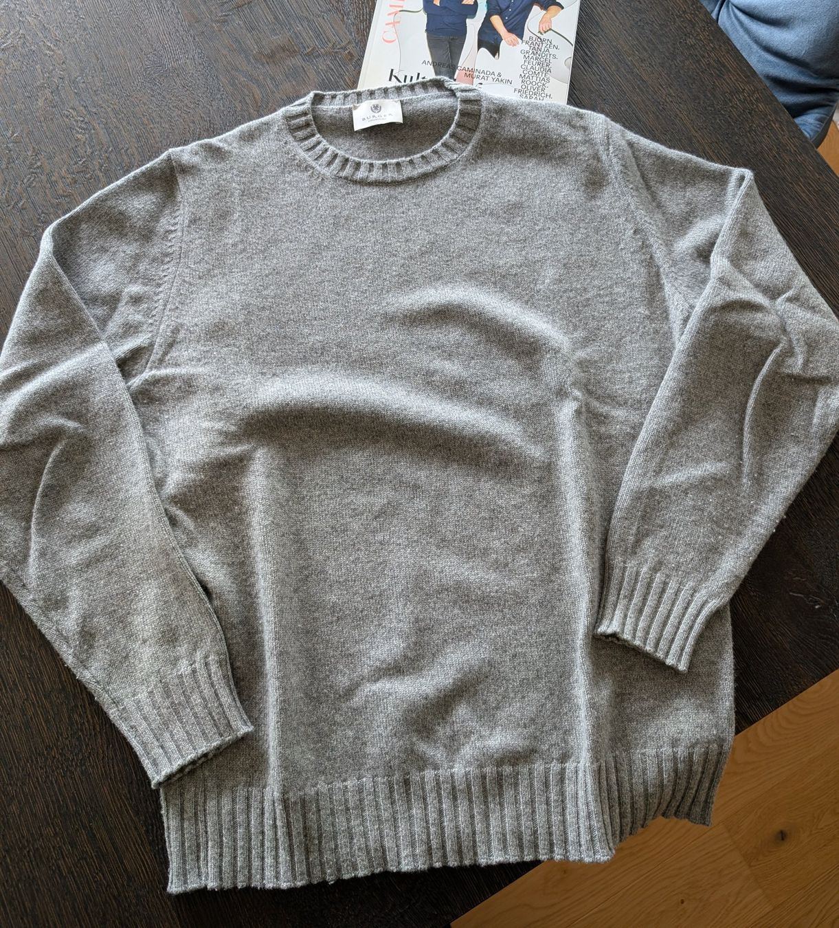 Pulls & Sweat-shirts: Burger Pullover Hellgrau, Grösse 50, Merino/Kaschmir – D'occasion à Eschenbach LU par HerbRM 1