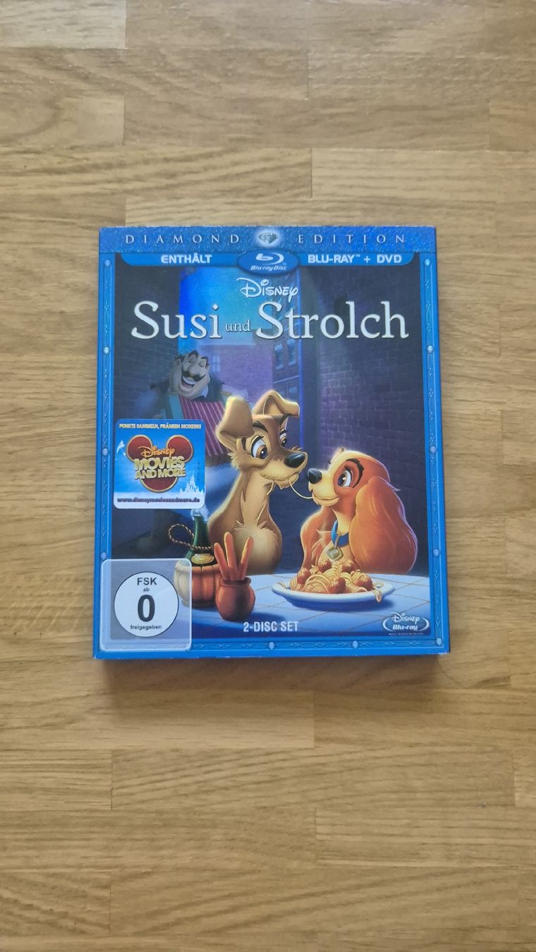 Tutti i DVDs: Disney - Susi und Strolch - Bluray – Usato da Basel venduto da svonscha