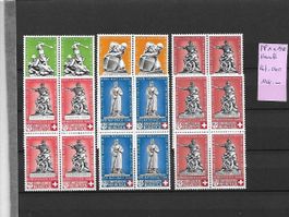 PP ** Viererbl. 1940 Kat: CHF 148,-