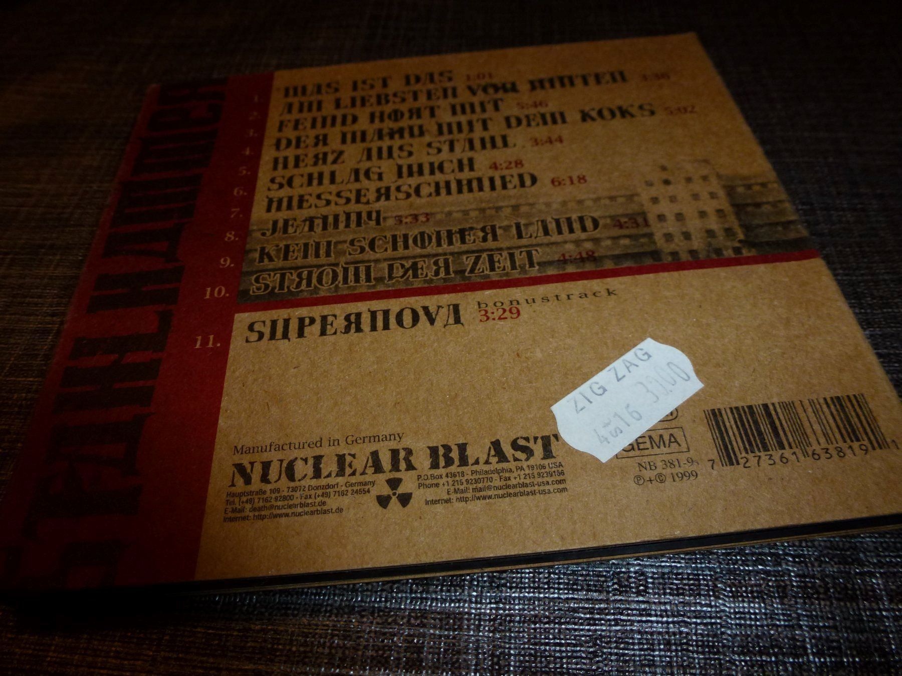 CD: Stahlhammer – Feind Hört Mit CD – Usato da Olten venduto da Disc-Ausverkauf 1