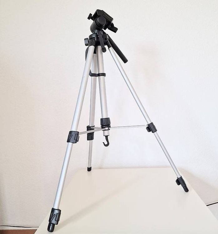 Nivellierstativ Set – Teleskop 114–388 Cm, Aluminium, Mit Wasserwaage & Montagehalterung, Für Rotationslaser & Vermessung