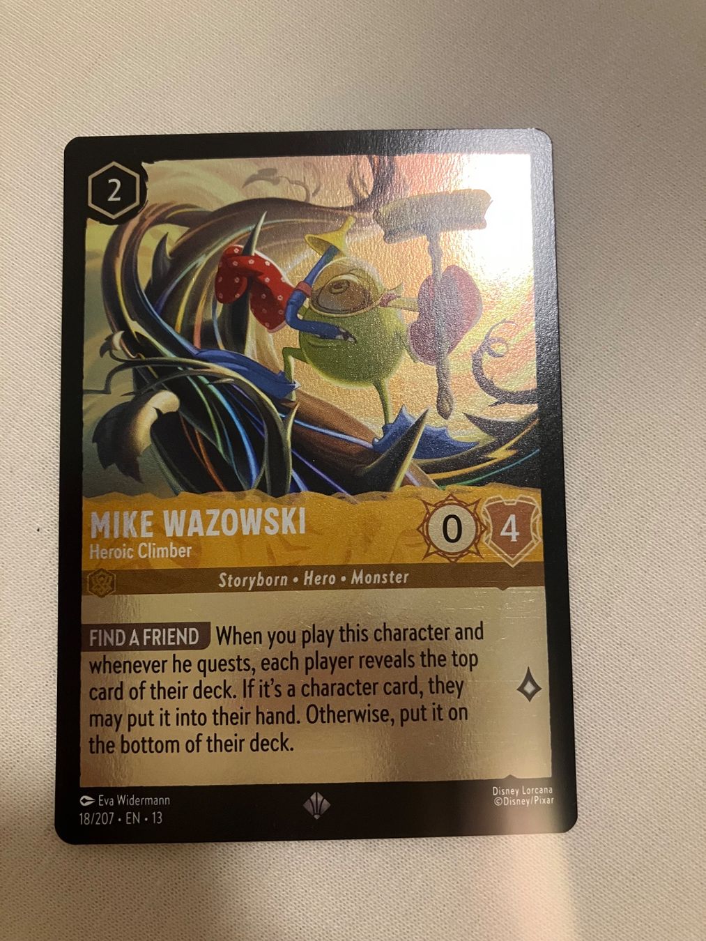 Disney Cartes à collectionner: Lorcana mike wazowski foil EN – Neuf (Voir description) à Olten par maiskorn