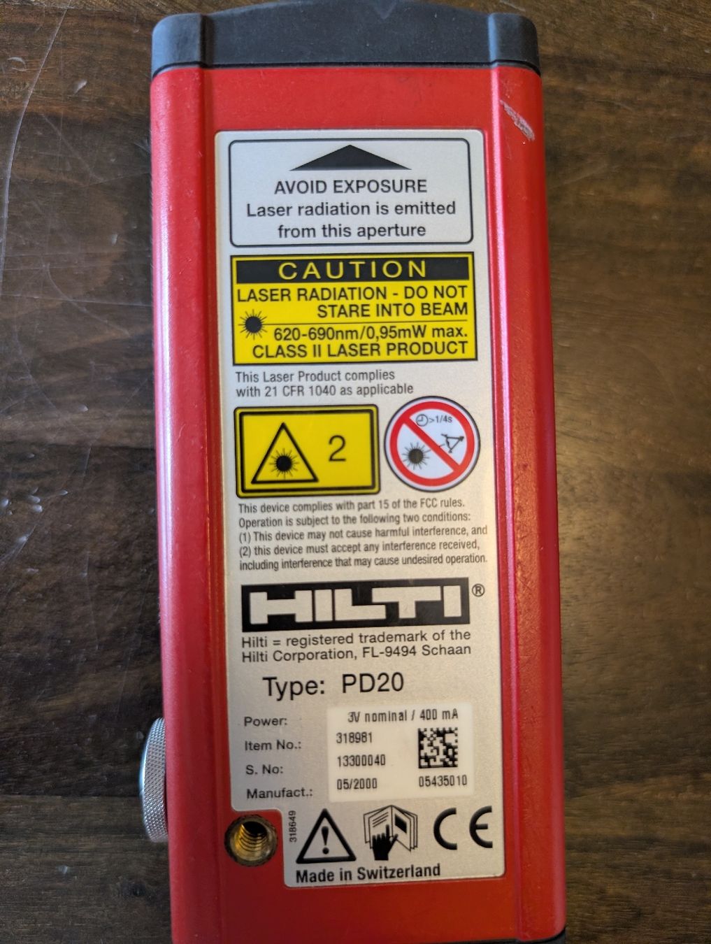 Hilti Messen: Hilti Laser-Distanzmesser – Gebraucht aus Sursee von Sen.Lu 4