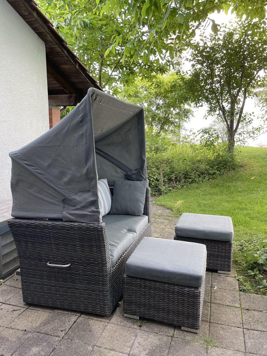 Divani: Bequeme Gartenlounge/ Strandkorb – Usato da Wilen b. Wil venduto da Baur7