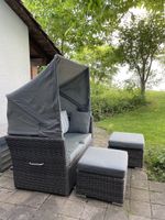 Bequeme Gartenlounge/ Strandkorb