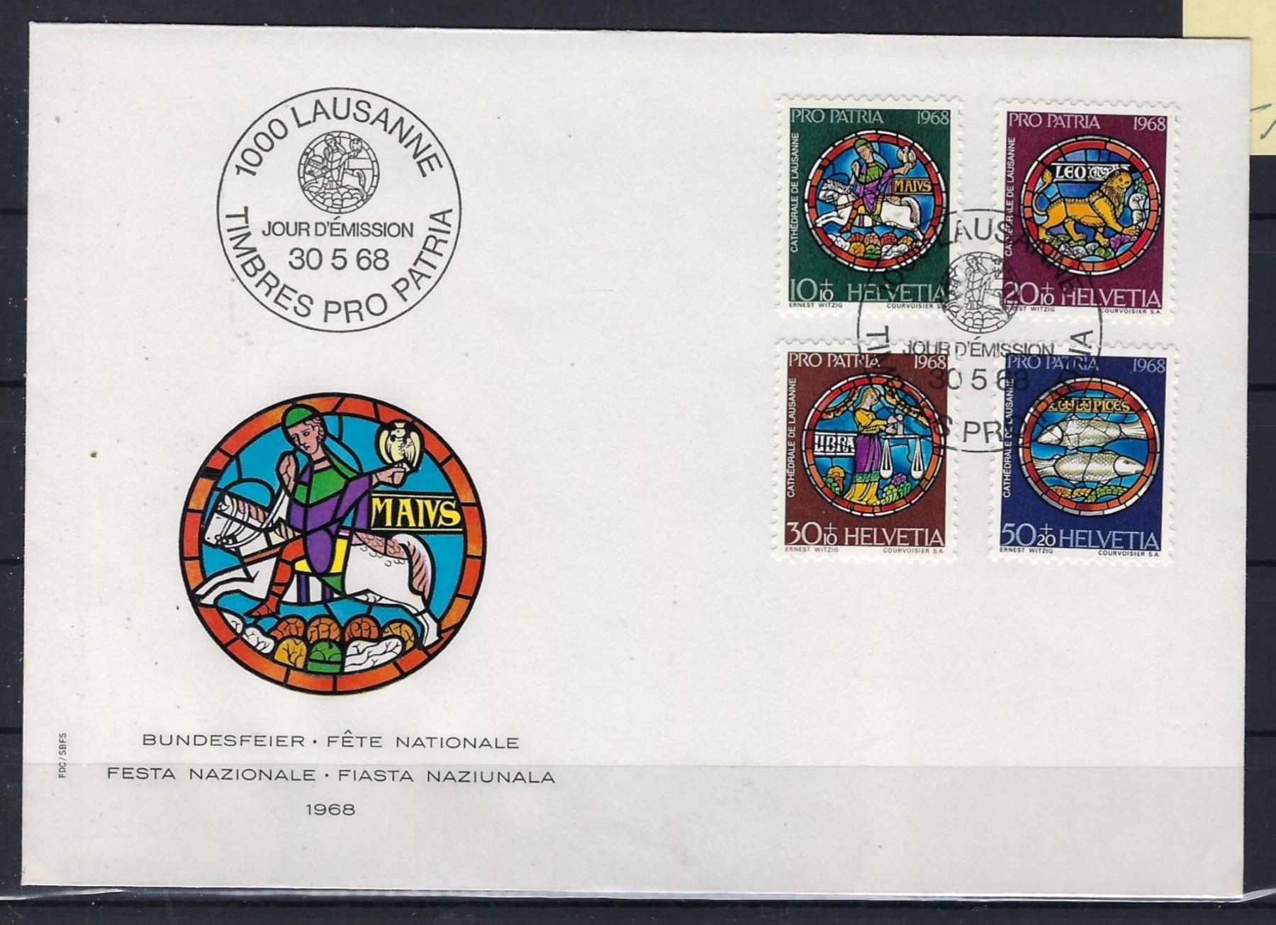 Tous les timbres: 1968 Pro Patria ET.   15985 – D'occasion à Lunden par Animus999