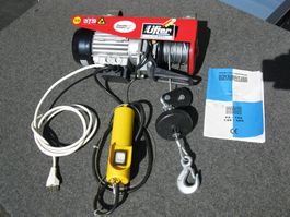 Elektro-Seilzug 125/250kg mit Umlenkrolle