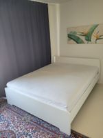 IKEA Bettgestell mit Lattenrost, 160 x 200 cm, weiss