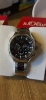 Armbanduhr s. Oliver Herren Chromstahl Chronograph