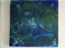 Acrylbild auf Leinwand ohne Rahmen