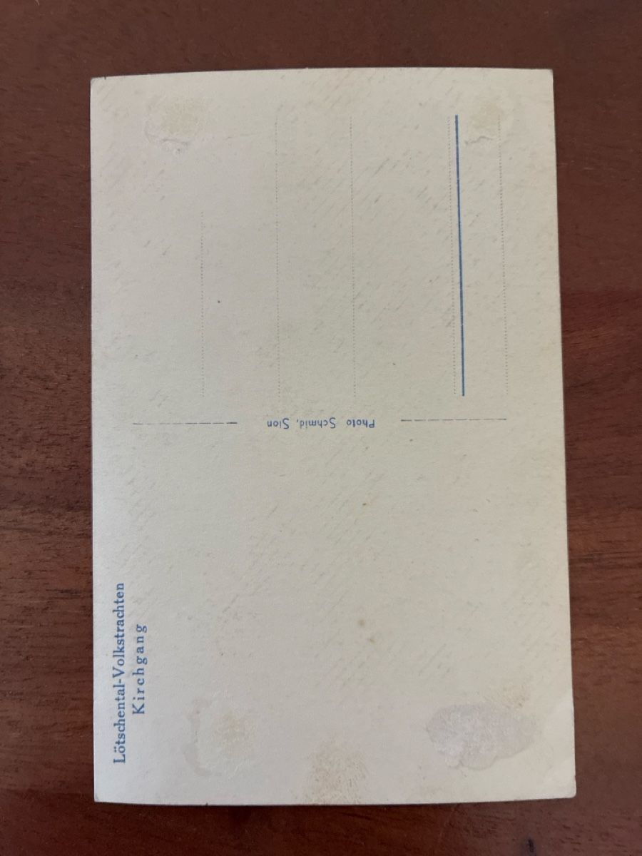 Cartoline postali: Ansichtskarte Schweiz von Blatten - Lötschental VS – Usato da Oftringen venduto da Cla.vD.74 3