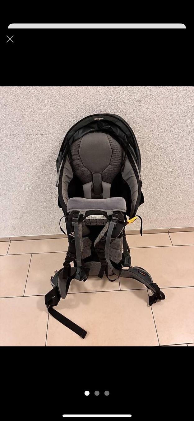 Deuter Marsupi portabebè: Deuter Kindertrage – Usato da Erlinsbach venduto da matsy 1