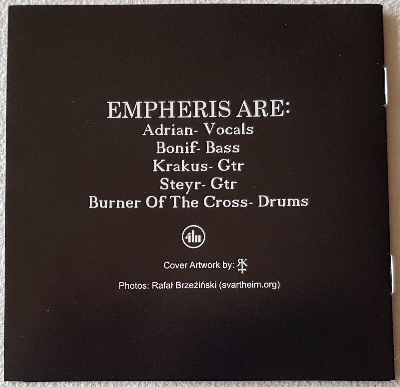 CDs: Empheris – Ye Olde Varsovia - CD - 2015 - First Press – D'occasion à Uster par Zardodel 4
