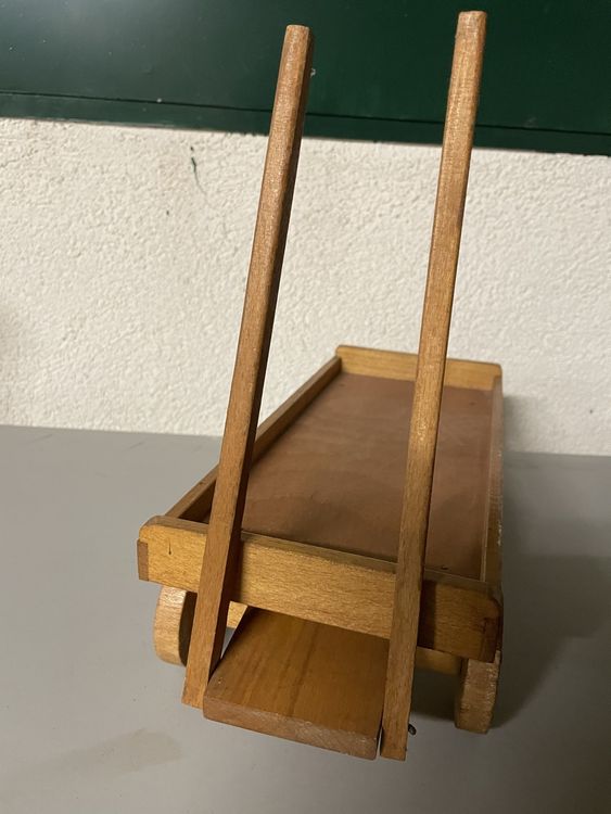 Jouets: Antikes Spielzeug Pferde - Wagen / Heu - Wagen Holz – D'occasion à siebnen par minte 1