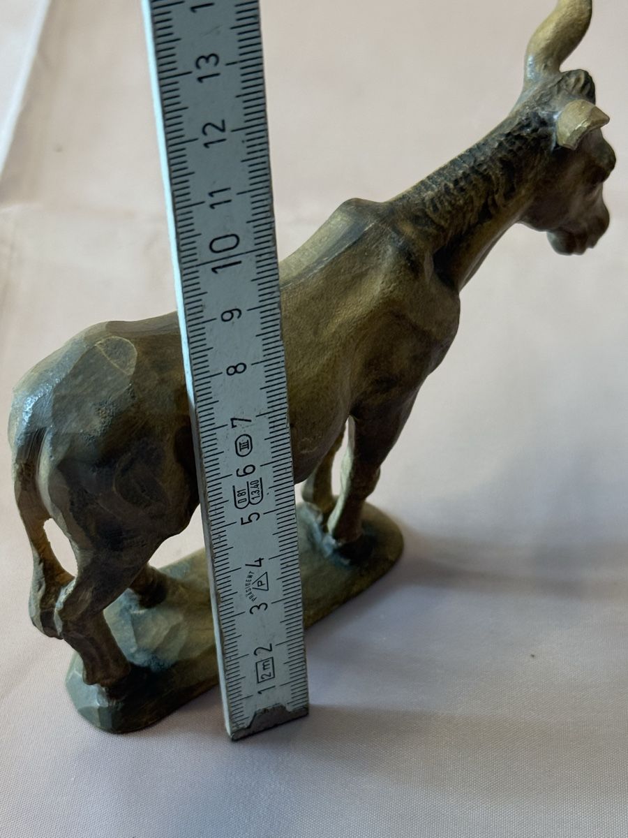 Sculture & Statue: Holzschnitzerei Esel, wohl Brienz, ca. 8 cm – Usato da Grenchen venduto da swiss.antiques 9