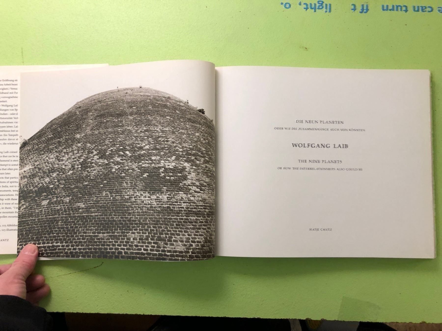 Bücher: Wolfgang Laib: Die neun Planeten – Gebraucht aus Zürich von allp 1