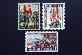 (m664) Infanterie Wit 138/1 + 143/1 + 163/1 ohne Gummi