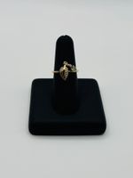 Schöner Ring mit Anhänger / Grösse: 53