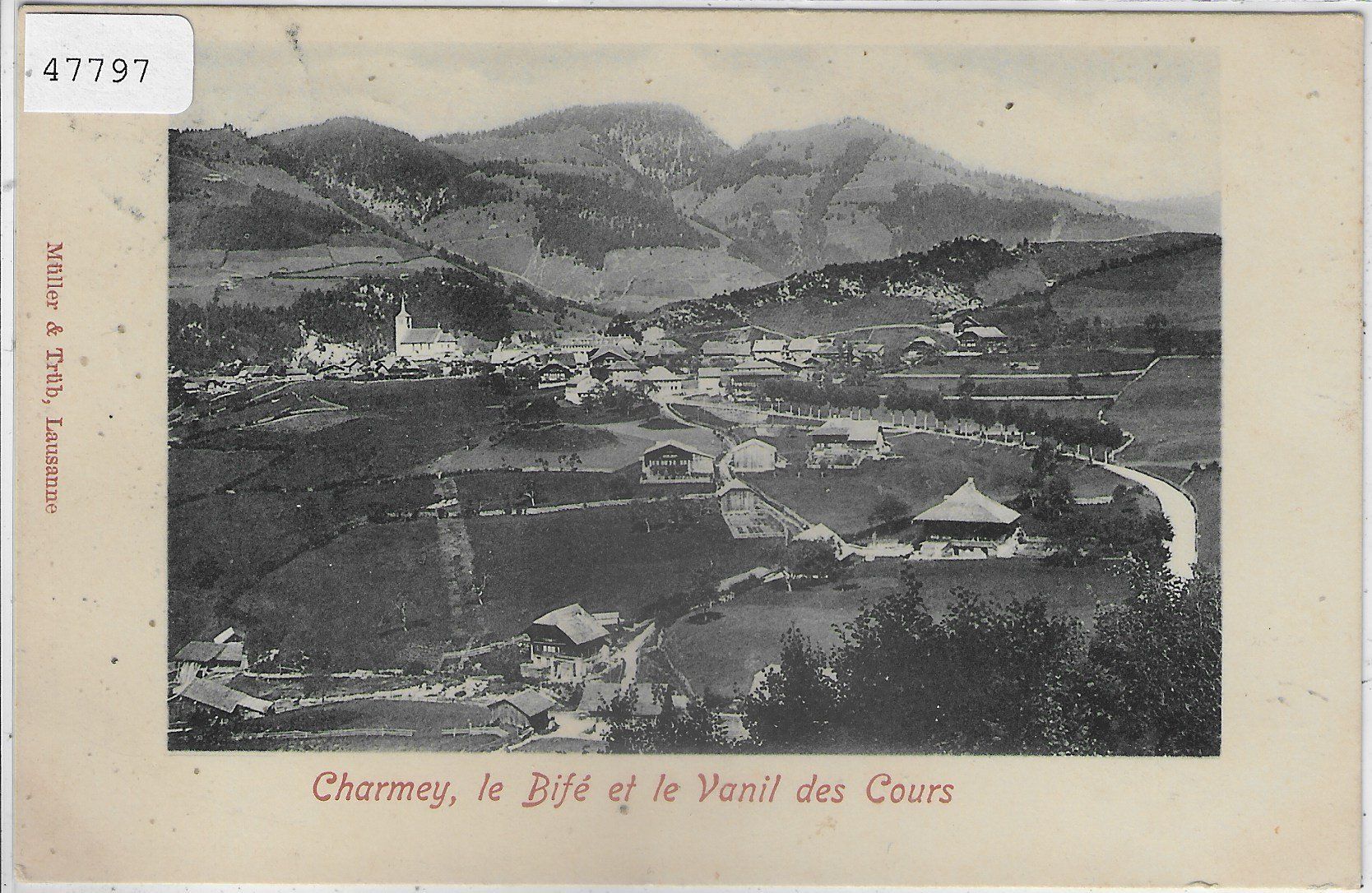 Cartoline postali: Charmey, le Bife et le Vanil des Cours – Usato da Ettingen venduto da Kartenplanet