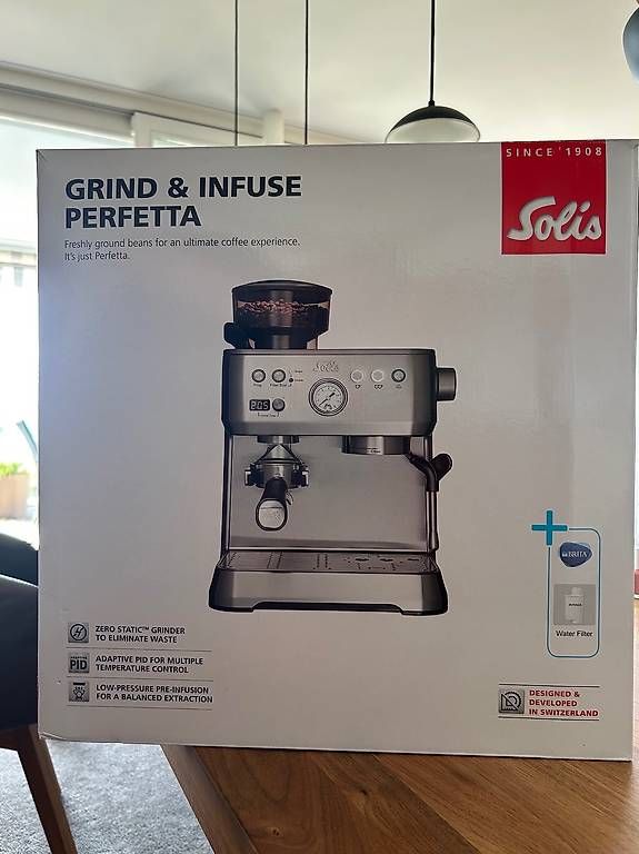 Solis Macchine per caffè & Macchine per espresso: SOLIS Grind & Infuse Perfetta silver SEV Type 1019 – Usato da Wernetshausen venduto da Grizzly1529