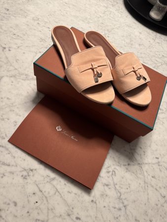 Loro piana summer charms sandals 38