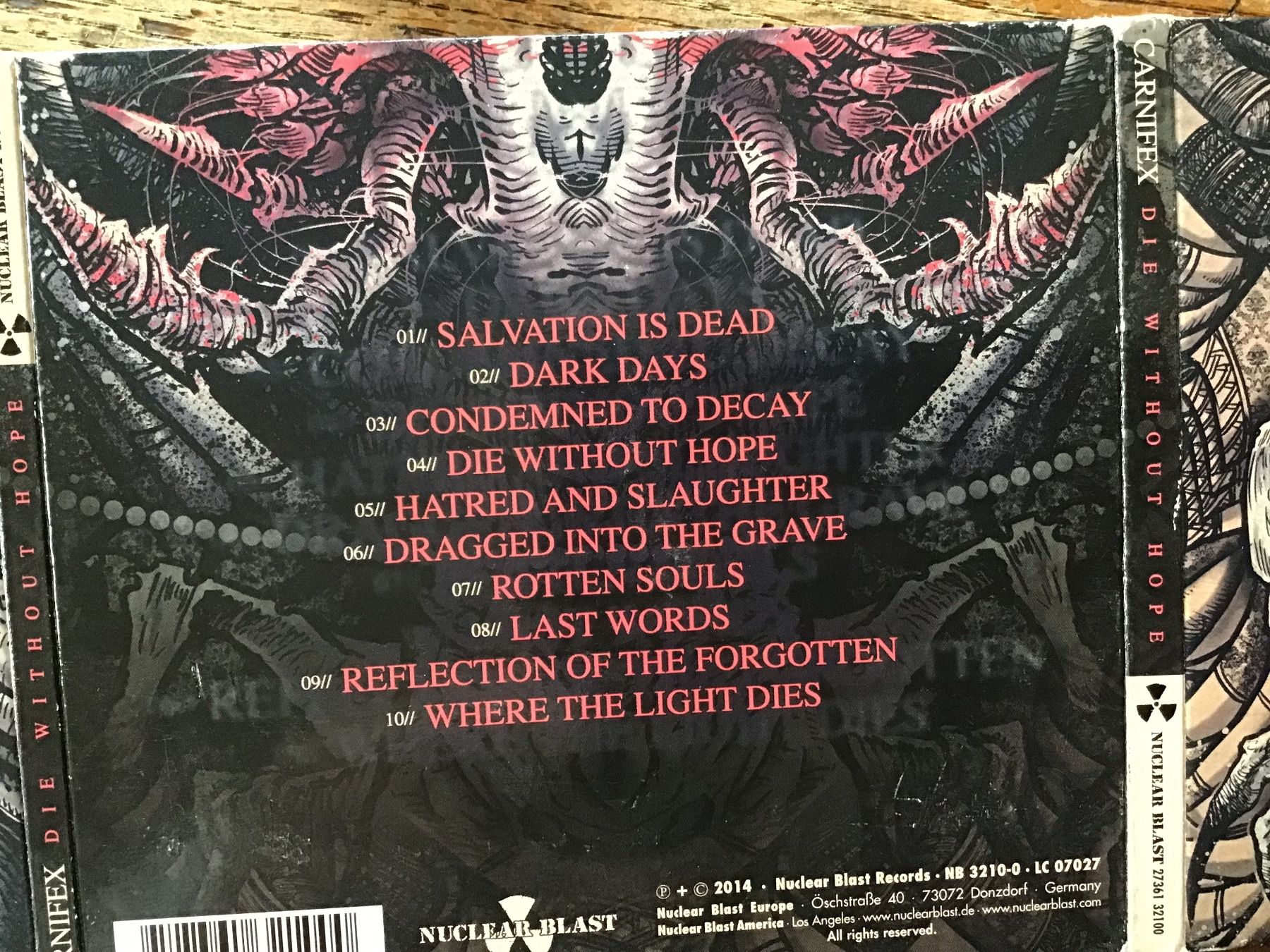 CDs: CD Carnifex – D'occasion à Fully par Ruby97 3