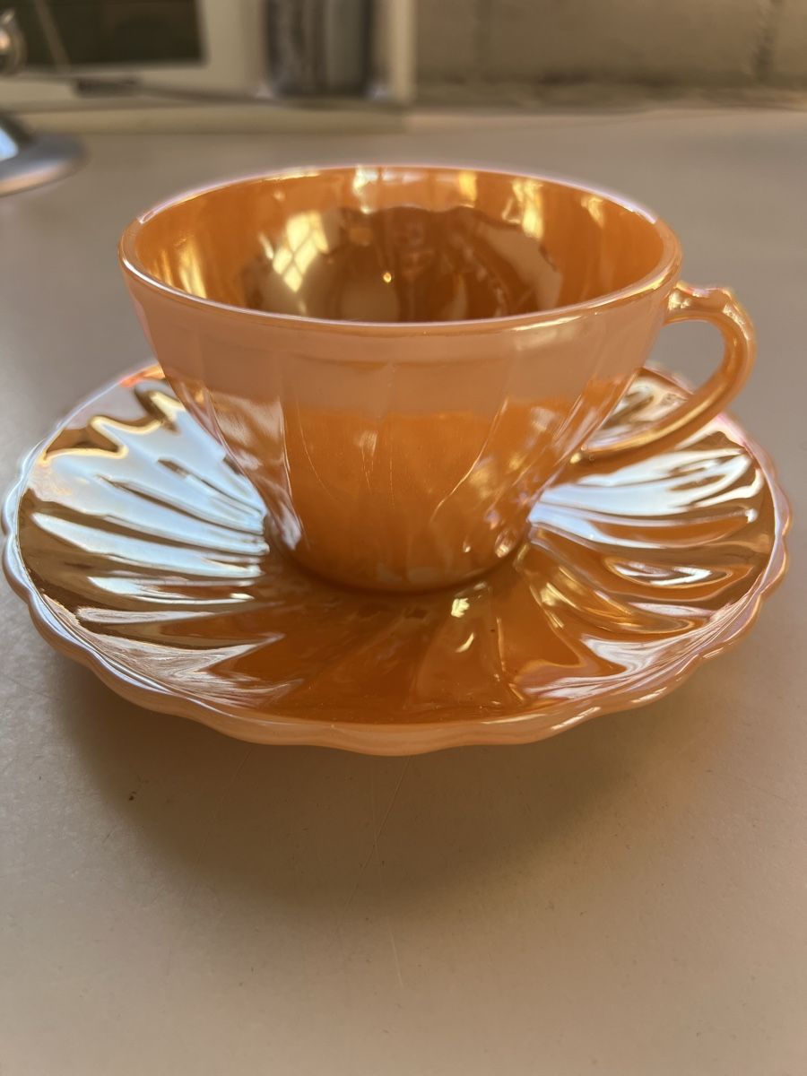 Set di piatti: Fire King Kaffee Service – Usato da Trub venduto da brockitrub 1