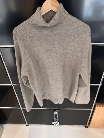 Warmer Falke Kaschmir-Wollpullover, Rollkragen, Grösse M