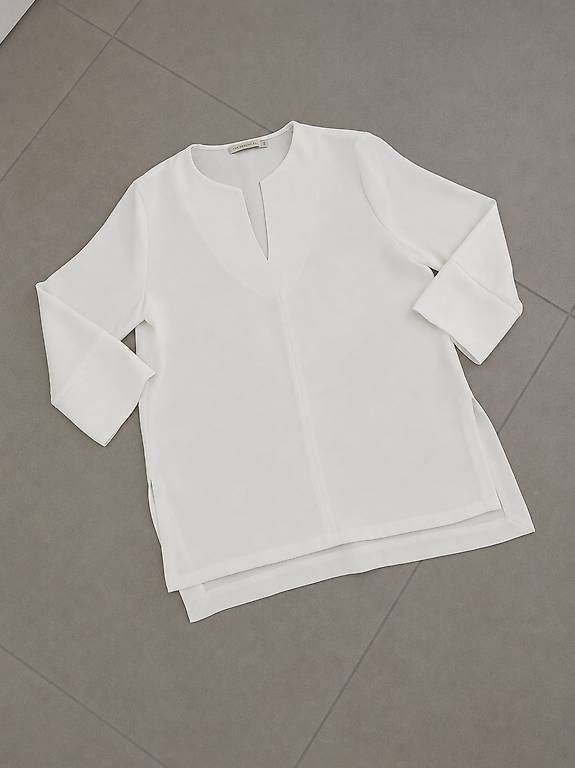 Camicette: Weisse Vintage Bluse Gr. 38 – Nuovo e nell'imballaggio originale da Merlischachen venduto da GlamGarb