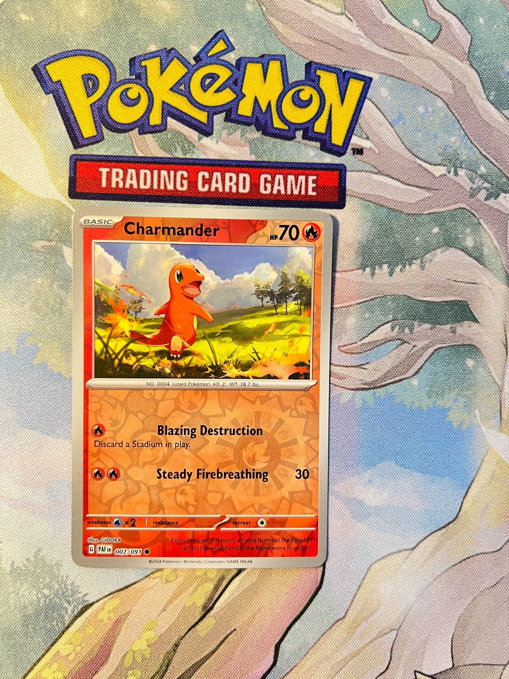 Karten: Charmander Reverse Holo Paldeas Schicksale 007/091 – Gebraucht aus Sempach von R-G