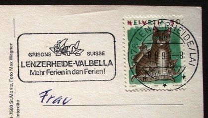 Ansichtskarten: SILS-MARIA Nietsche Haus – Gebraucht aus Jona von philajona 1