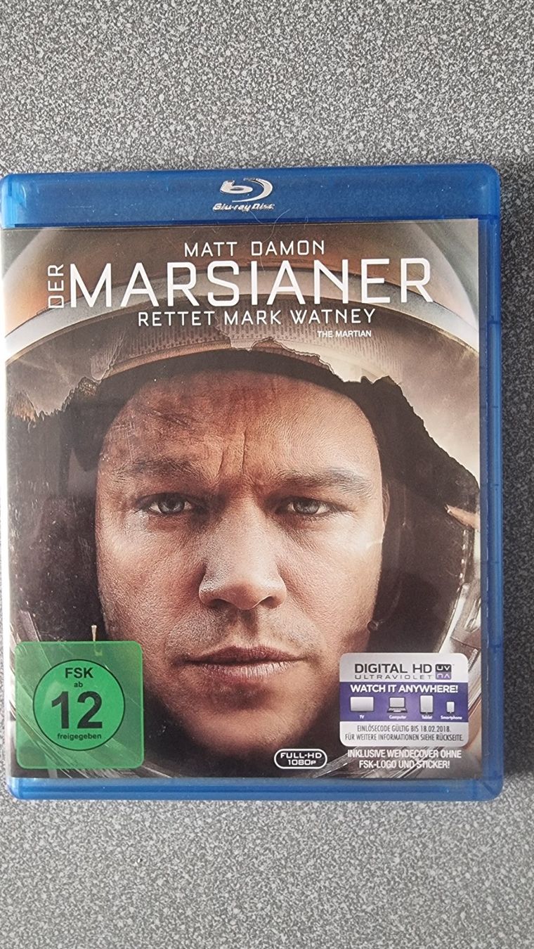 Tous les DVDs: Blu Ray - Der Marsianer - Matt Damon – D'occasion à Oetwil am See par fineli2