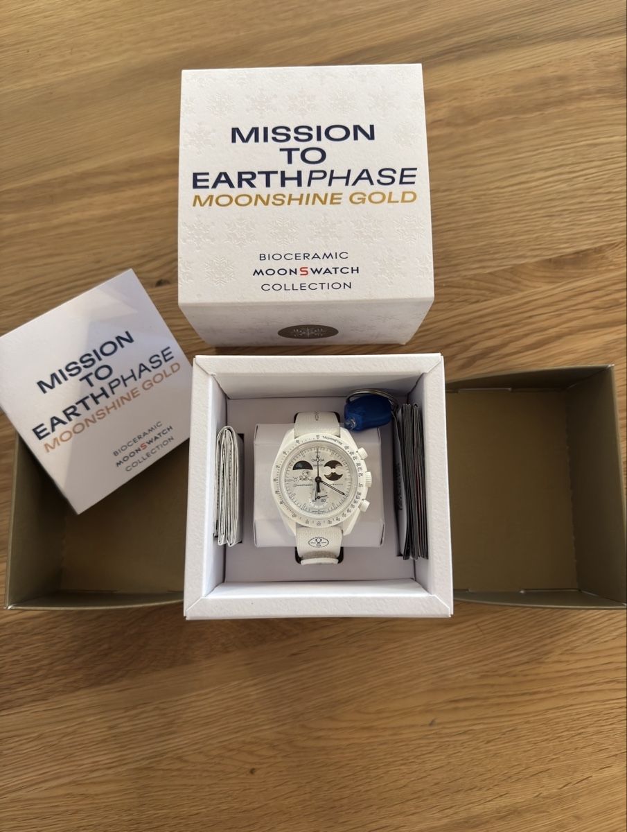 Swatch Uhren: Omega x Swatch Moonshine Gold – Neu (gemäss Beschreibung) aus Saxon von ows.watch