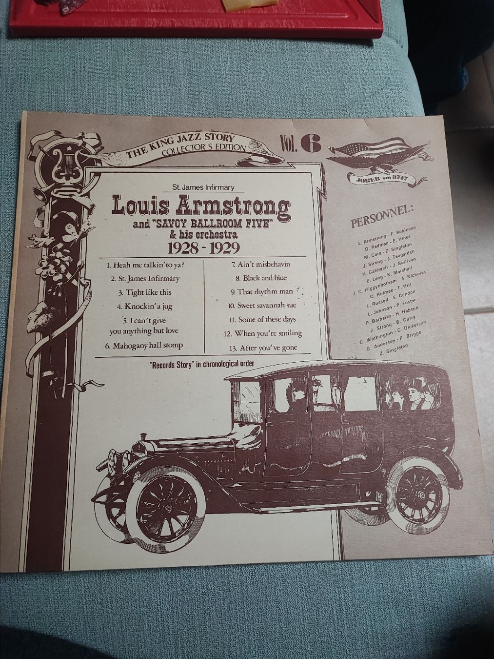Dischi in vinile: Louis Armstrong vinyle 1928- 1929 – Usato da Vullierens venduto da Saway