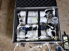 Wasserfilter Anlage Swiss Water Systems im Koffer 