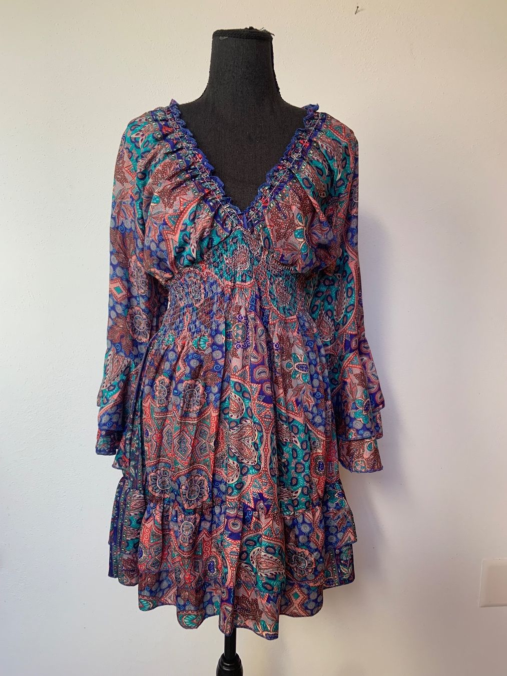 Vestiti: Boho Minikleid aus Seide – Nuovo (secondo la descrizione) da Sigriswil venduto da ck56