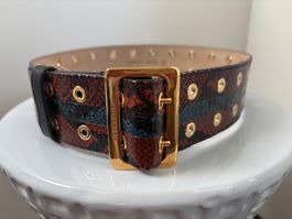 BURBERRY Taliengürtel Snakeskin  85/34 frei einstellbar