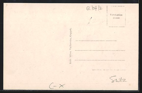 Cartes postales: AK Coppet, Grande rue – D'occasion à Berlin par bartko-reher 1