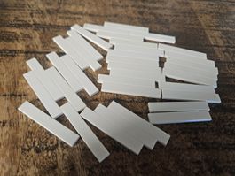 lego 6636 lot de 35 pièces White Tile 1 x 6
