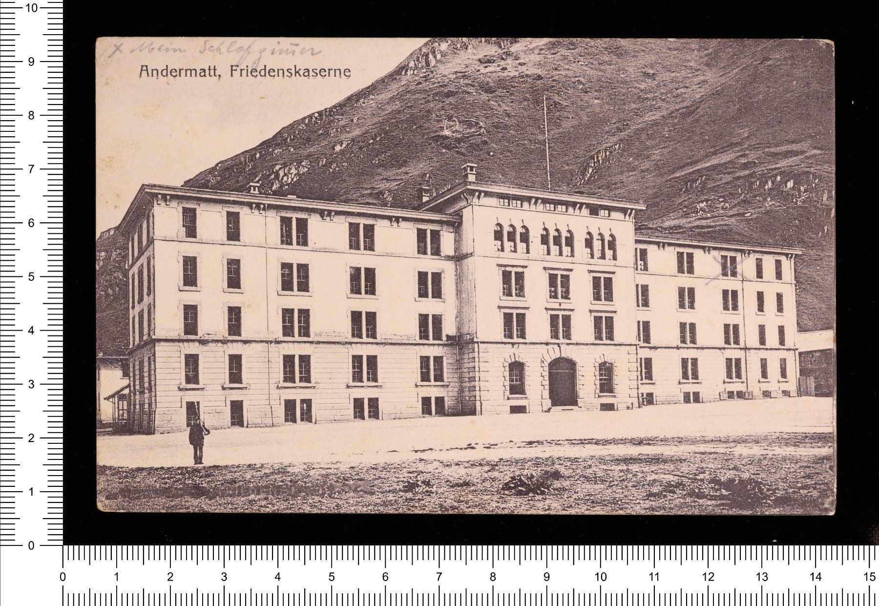 Cartoline postali: Andermatt , Friedenskaserne – Usato da Riehen venduto da Tignanello1