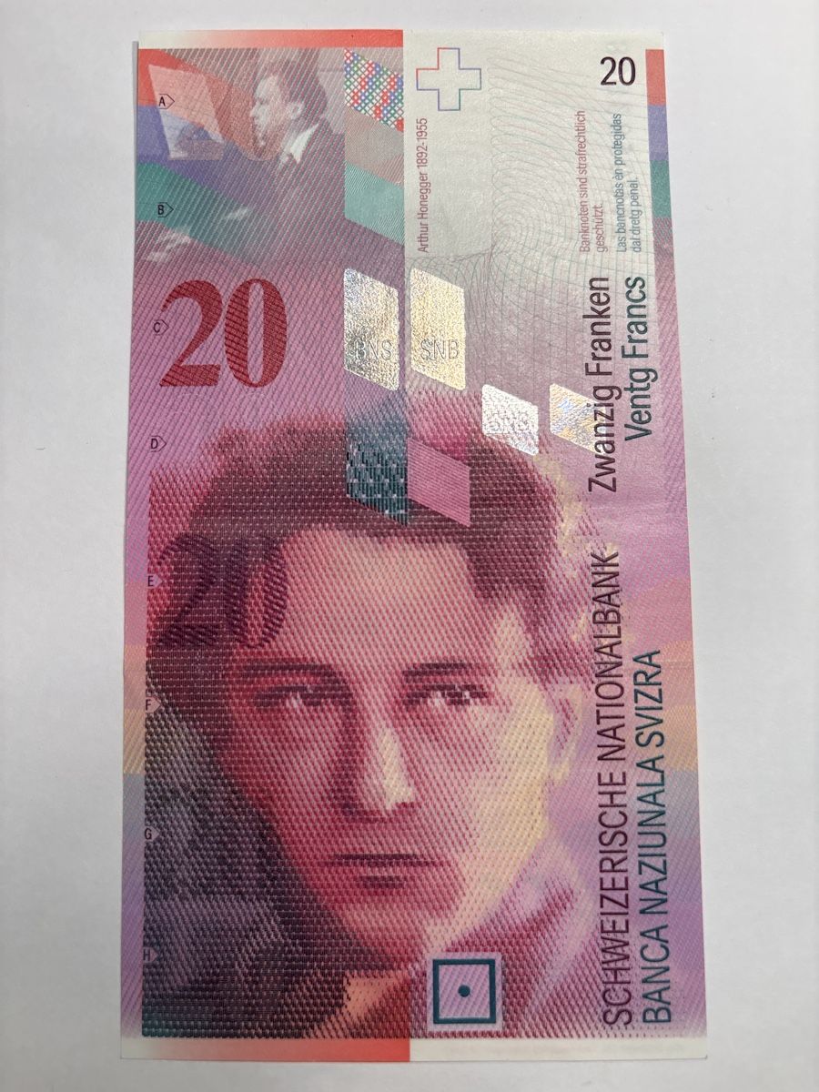 Banconote: 20 Franken 2014 Banknote Schweiz XF – Nuovo (secondo la descrizione) da Möhlin venduto da Don_Papa
