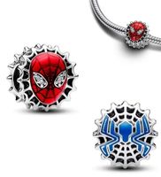 runder Spiderman Anhänger Charm, Pandora kompatibel marvel